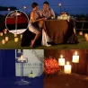 Velas y CandelabroSoporte de vela de vidrio elegante - soporte