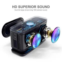TWS 2*8W Bluetooth speaker - wireless - deep bass with LED lightBluetooth speakers