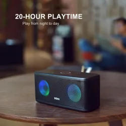 TWS 2*8W Bluetooth speaker - wireless - deep bass with LED lightBluetooth speakers