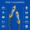 Toslink - OD6.0 - SPDIF - digital optical fiber audio cable - braided - 1m - 1.5m - 2m - 3m - 5m - 8m - 10m - 15mCables