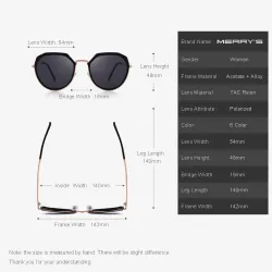Luxury polarized sunglasses - metal temple - UV400 protectionSunglasses