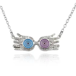 CollarManos de la suerte de Luna - collar largo