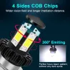 LucesH6 - BA20D - Hi-lo rayo - Bombilla de la cabeza de la motocicleta LED