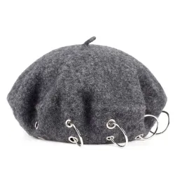 17th-century beret - cap with silver ringsHats & Caps