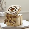 ConstrucciónDIY creativo - caja del tesoro 3D - rompecabezas de madera - kit de montaje - 123 piezas