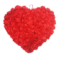 CojinesAlmohada en forma de corazón con rosas