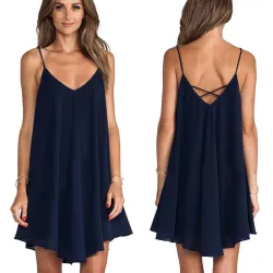VestidosMini vestido irregular - sin mangas