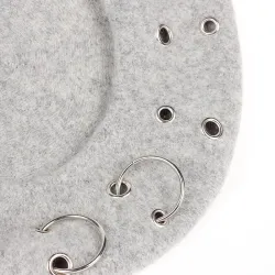 17th-century beret - cap with silver ringsHats & Caps