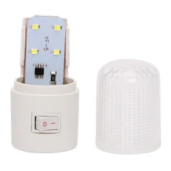 emergency light wall lamp - home lighting - LED night light - EU plug bedside lamp wall mounted energy-efficient 4 leds 3wWal...