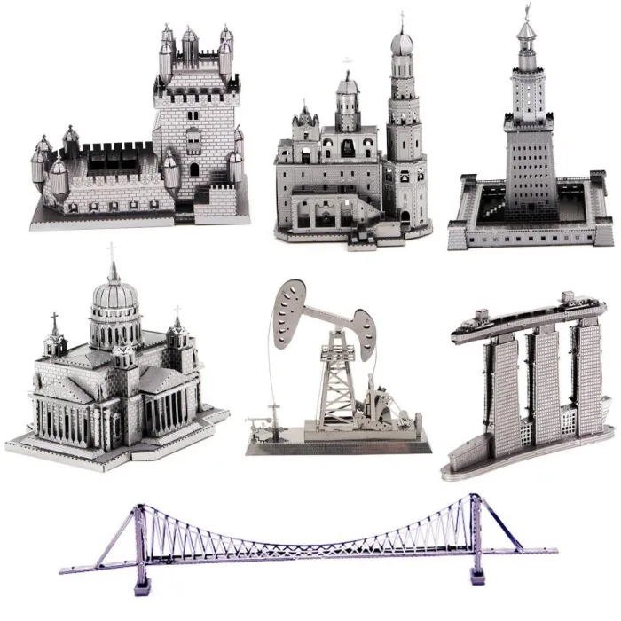 Juguetes3D metal rompecabezas de construcción modelo - rompecabezas de corte láser diy modelo juguetes educativos para niños ...