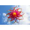 3D flower shape kite with handle and line - 150 cm diameterKites