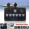 6 Gang 12V switch panel - 5V Dual USB - digital voltmeterSwitches