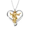 CollaresColgante corazón de Jesús - collar de acero inoxidable