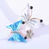 Brochesmariposa de cristal - broche de lujo