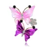 Brochesmariposa de cristal - broche de lujo