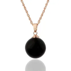 Collarcollares de perlas - 585 rosa oro
