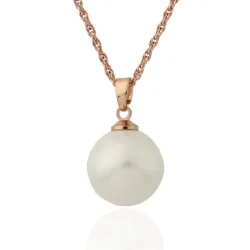 Collarcollares de perlas - 585 rosa oro