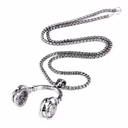 CollaresCollar con auriculares - negro - oro - plata