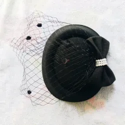 Sombreros & gorrasMujeres sombrero superior - garras de pelo - velo