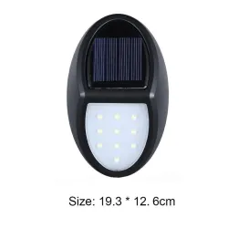 ApliquesO7K7 - 100mAh - 10 LED - lámpara solar alimentada - luz sensor de movimiento - impermeable