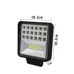 LED bar - spot light lamp for off-road cars - tractors - SUV - trucks - 72W - 126W / 12V - 24VLED light bar