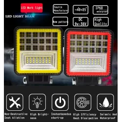 LED bar - spot light lamp for off-road cars - tractors - SUV - trucks - 72W - 126W / 12V - 24VLED light bar