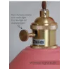 ApliquesE27 - Lámpara de pared moderna con interruptor