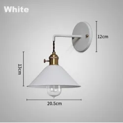 ApliquesE27 - Lámpara de pared moderna con interruptor