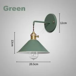 ApliquesE27 - Lámpara de pared moderna con interruptor