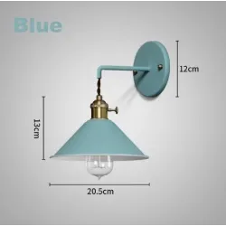 ApliquesE27 - Lámpara de pared moderna con interruptor