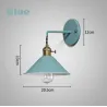 ApliquesE27 - Lámpara de pared moderna con interruptor