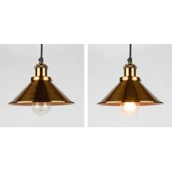 ApliquesLámpara colgante larga - oro - negro