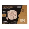 ConstrucciónDIY creativo - caja del tesoro 3D - rompecabezas de madera - kit de montaje - 123 piezas