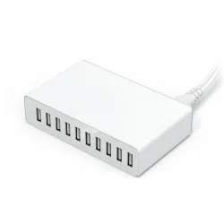Cargadores50W - 10 puerto USB - cargador inteligente - cargador rápido