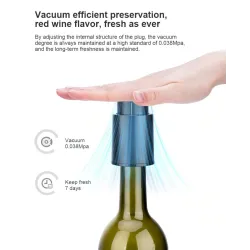 BarParada de vacío de botella de vino - ABS