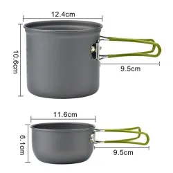 Herramientas de supervivenciaOutdoor - Picnic - Tableware - Camping Pot - Set