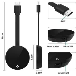Electrónica & Herramientas4K - TV Stick - HDMI - Medios de comunicación - Video Streamer - HD - Wireless - 5G - WiFi - Dongle...