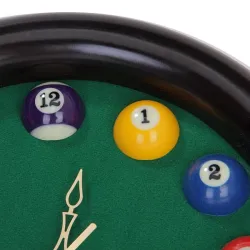 RelojesBillares - bola de mesa de piscina - reloj de cuarzo de pared