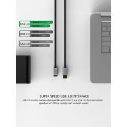 CablesMicro B USB - 3.0 Cable - 5Gbps - Cable de disco duro externo