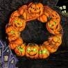 Fiesta & HalloweenHalloween - Jack-o'-Lantern - LED - Calabaza - Agujero de puerta