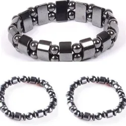 Elastic bracelet with beads - magnetic therapyBracelets