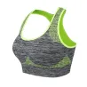 Moda femeninasujetador de fitness resistente a golpes con empuje hacia arriba - superior acolchado