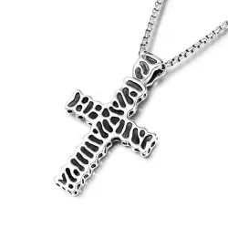 Vintage cross pendant - stainless steel necklaceNecklaces