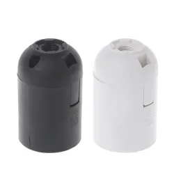 Luces & IluminaciónCE aprobado - E27 - Lámpara de plástico - Negro - Blanco - 10pcs