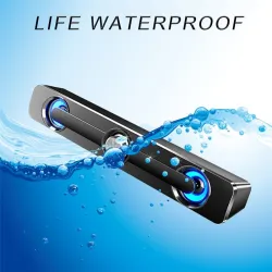 Altavoz BluetoothUSB - altavoz Bluetooth - estéreo - subwoofer - impermeable