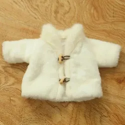 Plush teddy bear with white coat - toyCuddly toys
