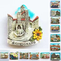 Imanes de neveraItalia - Roma - Sicilia - turismo heladera imanes