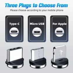 Micro usb - magnetic cable - type c - charging wireChargers