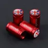 Styling parts4Pcs - bandera nacional uk - tapas de válvula