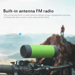 Altavoz BluetoothAltavoz multifuncional de bicicleta Bluetooth - con linterna